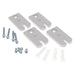 MF0050 by Hammond Manufacturing - MOUNT FEET POLYCARB U SLOT SET/4