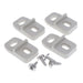 MF0061 by Hammond Manufacturing - MOUNT FEET ABS CLOSED SLOT SET/4