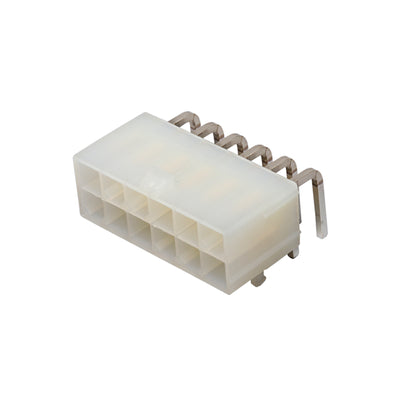 0026013119 by Molex - MINIFIT JR RA DR/PEGS 15AU V2 12