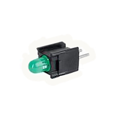 0035.9640.4 by SCHURTER Inc. - HOLDER W/LED 3MM GREEN R/A SGL