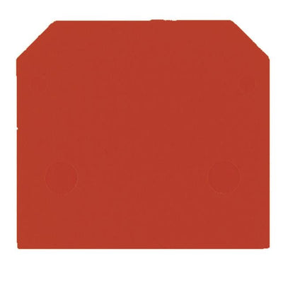 0117900000 by Weidmuller - CONNECTOR TERM BLK END PLATE RAIL RED