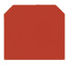 0117900000 by Weidmuller - CONNECTOR TERM BLK END PLATE RAIL RED
