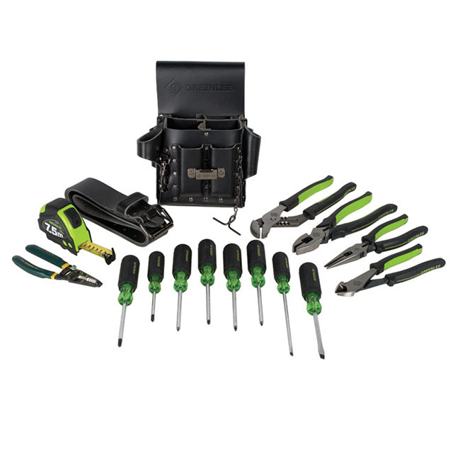 0159-24 by Greenlee Communications - ELECTRICIANS KIT 16PC-METRIC