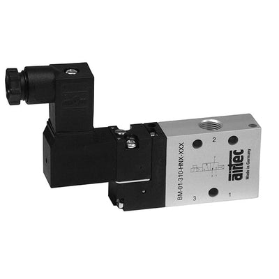 BM-91-310-HNR-162 by AIRTEC Pneumatics - 3/2-WAY NC, ELECTRICALLY OPERATE