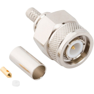 031-6821 by Amphenol RF - CONNECTOR TNC PLUG STR 50 OHM CRIMP