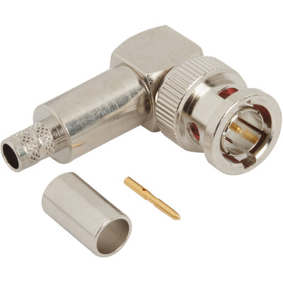 031-70239 by Amphenol RF - CONNECTOR BNC PLUG R/A 75 OHM CRIMP