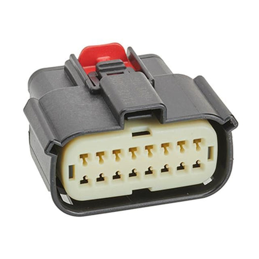 0334721726 by Molex - MX150 ASSY RCP 2X8 CPA BLK A/12