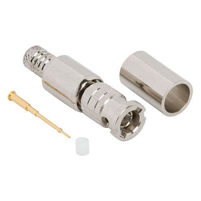 034-1128-12G by Amphenol RF - HD-BNC STRAIGHT CRIMP PLUG FOR C