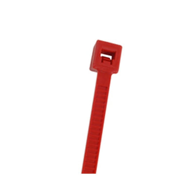 04-04182 by NTE Electronics, Inc - CABLE TIE RED 18LB 4.12"" 100 BAG