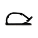 04-CLP006-0 by NTE Electronics, Inc - CABLE CLIP WIRE SADDLE BLK 50/BAG
