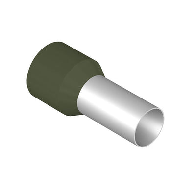 0444200000 by Weidmuller - CONNECTOR FERRUL DIN 1AWG OLIVE