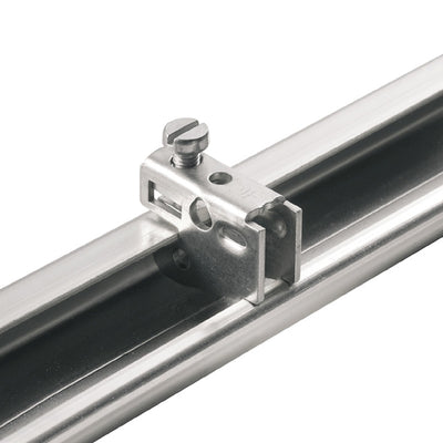 0445600000 by Weidmuller - CONNECTOR TERM BLK END BRACKET RAIL