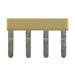 0461300000 by Weidmuller - JUMPER TERM BLK 4POS FLAT PIN