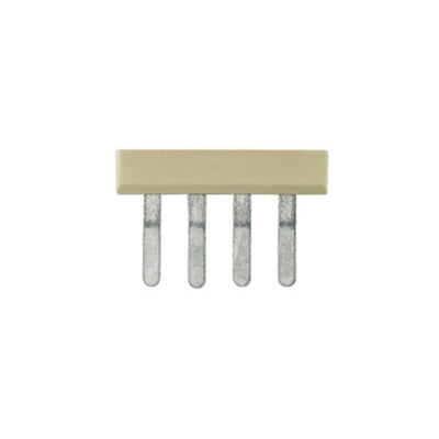 0482900000 by Weidmuller - JUMPER TERM BLK 4POS FLAT PIN