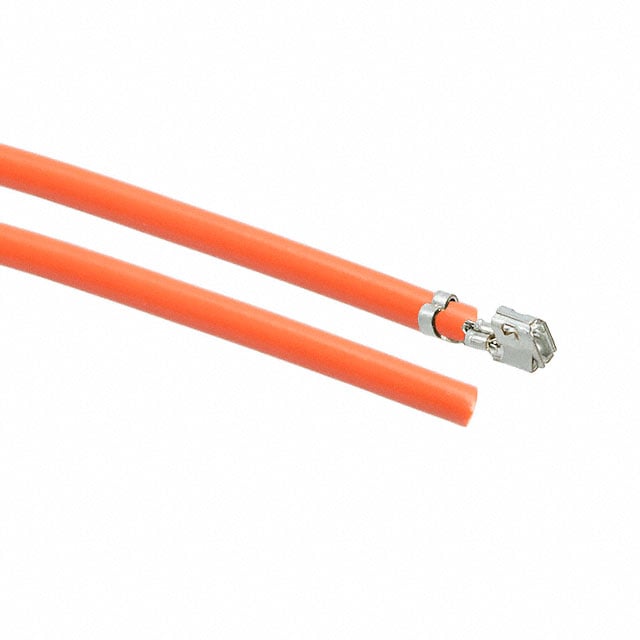 0502128000-08-A4 by Molex - 8"" PRE-CRIMP 1854 OR001 ORANGE