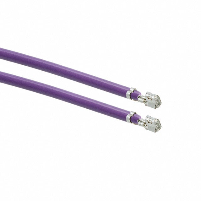0502128000-04-V8-D by Molex - 4"" PRE-CRIMP 3048 VI001 VIOLET