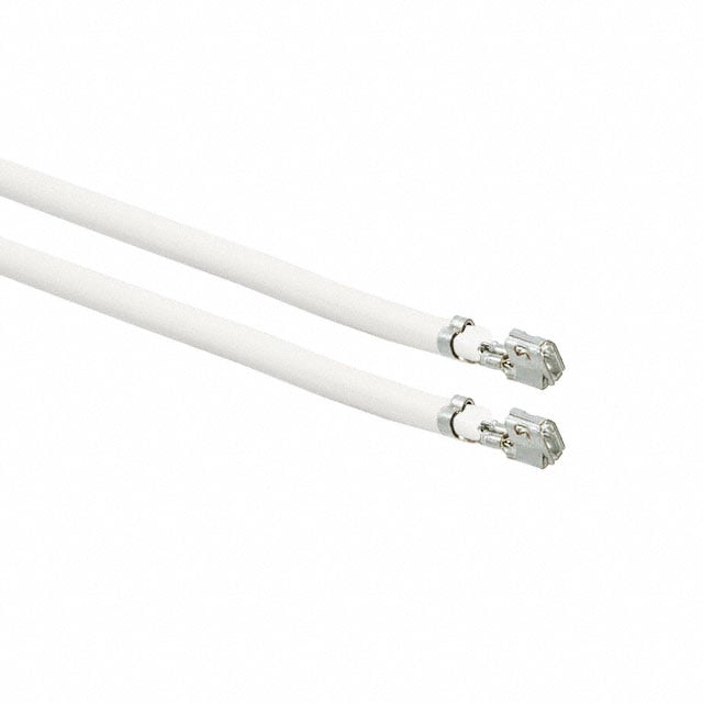 0502128000-08-W6-D by Molex - 8"" PRE-CRIMP 3049 WH001 WHITE