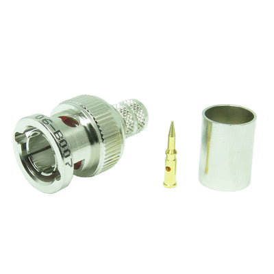 06-B007 by NTE Electronics, Inc - BNC CRIMP PLUG FOR BELBEN 8281 C