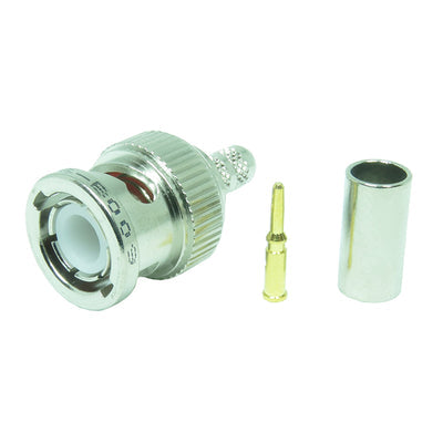 06-B009 by NTE Electronics, Inc - BNC CRIMP PLUG FOR RG-58C/U LMR1