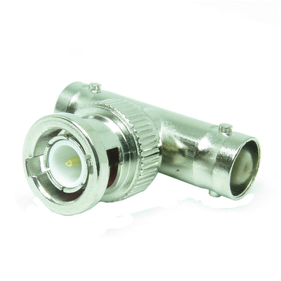 06-B011 by NTE Electronics, Inc - BNC T JACK TO PLUG TO JACK ADAPT