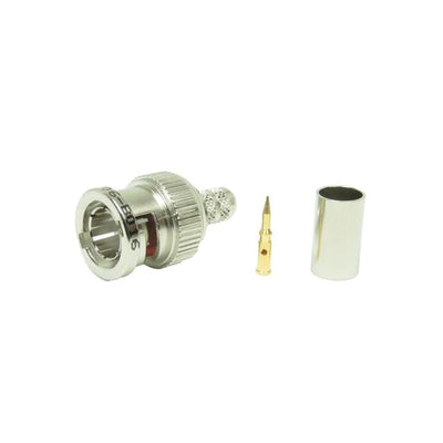 06-B016 by NTE Electronics, Inc - BNC CRIMP PLUG FOR RG-59/62 75 O