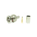06-B016 by NTE Electronics, Inc - BNC CRIMP PLUG FOR RG-59/62 75 O