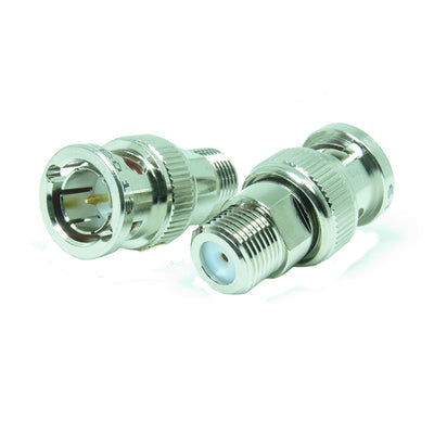 06-B019 by NTE Electronics, Inc - BNC PLUG TO JACK ADAPTER