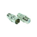 06-B027 by NTE Electronics, Inc - BNC JACK TO F JACK ADAPTER