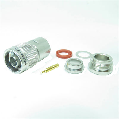 06-N004 by NTE Electronics, Inc - N CLAMP PLUG FOR RG-213/U RG-214