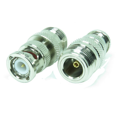 06-N006 by NTE Electronics, Inc - N JACK TO BNC PLUG ADAPTER 50 OH