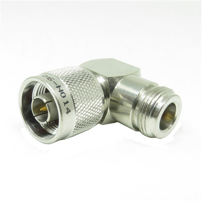 06-N014 by NTE Electronics, Inc - N PLUG TO JACK R/A ADAPTER