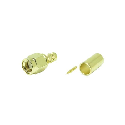 06-S003 by NTE Electronics, Inc - SMA CRIMP PLUG FOR RG-58/58A/58C