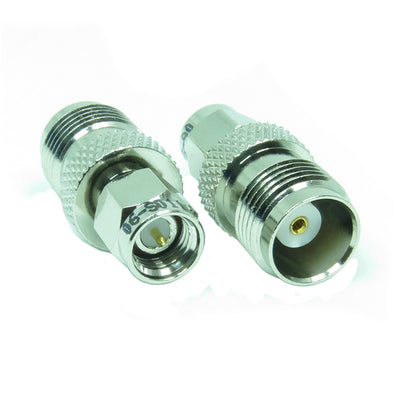 06-S011 by NTE Electronics, Inc - SMA PLUG TO TNC JACK ADAPTER