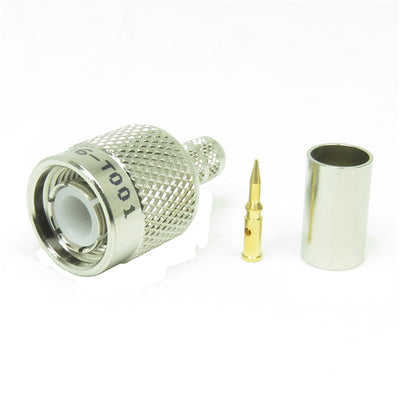 06-T001 by NTE Electronics, Inc - TNC CRIMP PLUG FOR RG-59/62 CABL
