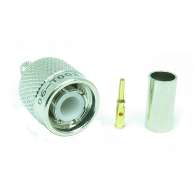 06-T002 by NTE Electronics, Inc - TNC CRIMP PLUG FOR RG-58/58A/141