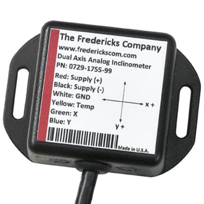 0729-1755-99 by The Fredericks Company - INCLINOMETER ANALOG 60DEG 2AXS
