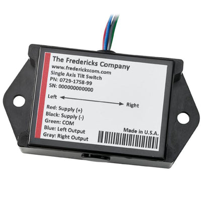 0729-1758-99 by The Fredericks Company - TILT SWITCH OC 45DEG 1AXS