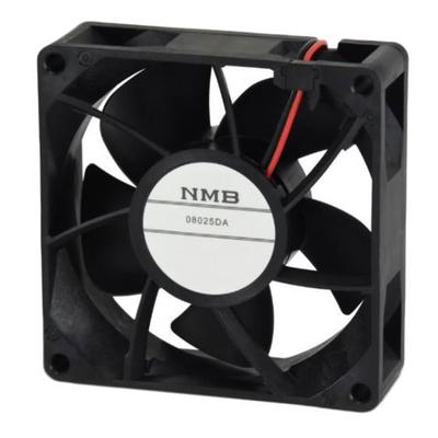 08025DA-12N-EU-02 by NMB Technologies Corporation - FAN AXIAL 80X25.4MM 12VDC WIRE
