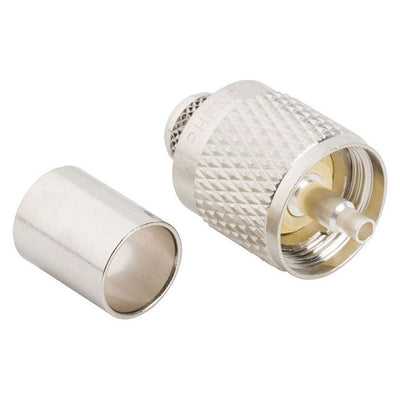 083-8SP-1004 by Amphenol RF - CONNECTOR UHF PLUG STR CRIMP