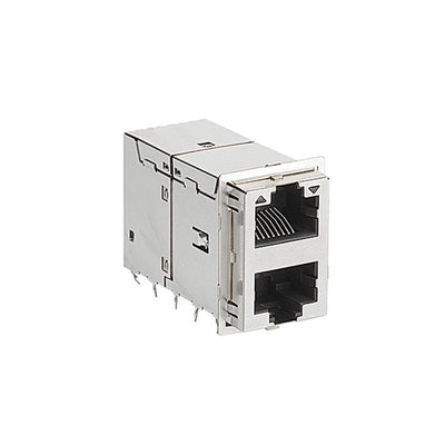 08G0-281D-GUA by Bel Fuse Inc. - CONNECTOR JACK 2PORT 1000 BASE-T PCB