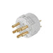 9151062602 by HARTING - CONNECTOR MALE INSERT 6P SOLDER CUP