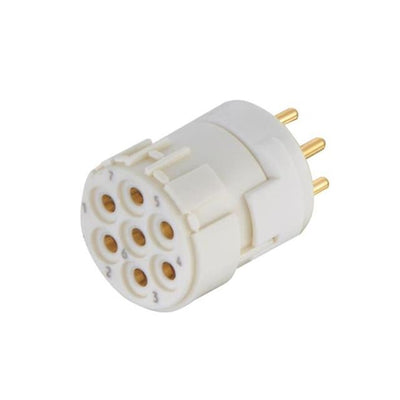 9151072703 by HARTING - CONNECTOR FMALE INSERT 7P GOLD SOLDER
