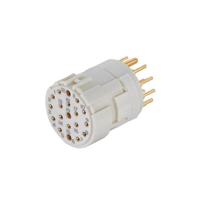 9151192703 by HARTING - CONNECTOR FMALE INSERT 19P GOLD SLDR