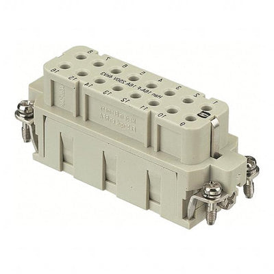 9200163101 by HARTING - INSERT FEMALE 16POS+1GND CRIMP