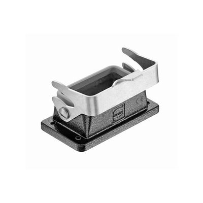 09370100398 by HARTING - 10B MARINE BULKHEAD REAR FIT HOU