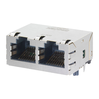 0938288020 by Molex - CONNECTOR JACK DUAL PORT 4 CORE FE