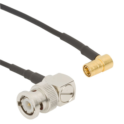 095-850-238M050 by Amphenol RF - BNC RIGHT ANGLE PLUG TO SMB RIGH