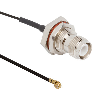 095-850-288-100 by Amphenol RF - AMC4 RIGHT ANGLE PLUG TO RP-TNC
