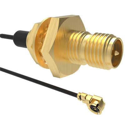 095-902-546-200 by Amphenol RF - AMC RIGHT ANGLE PLUG TO RP-SMA S