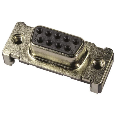 09551556611741 by HARTING - D-SUB SMT 9PIN STRAIGHT FEMALE,